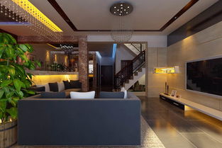 現(xiàn)代簡約五居室270平米15萬 第六建筑公司家屬樓裝修案例 沈陽房天下家居裝修網(wǎng)